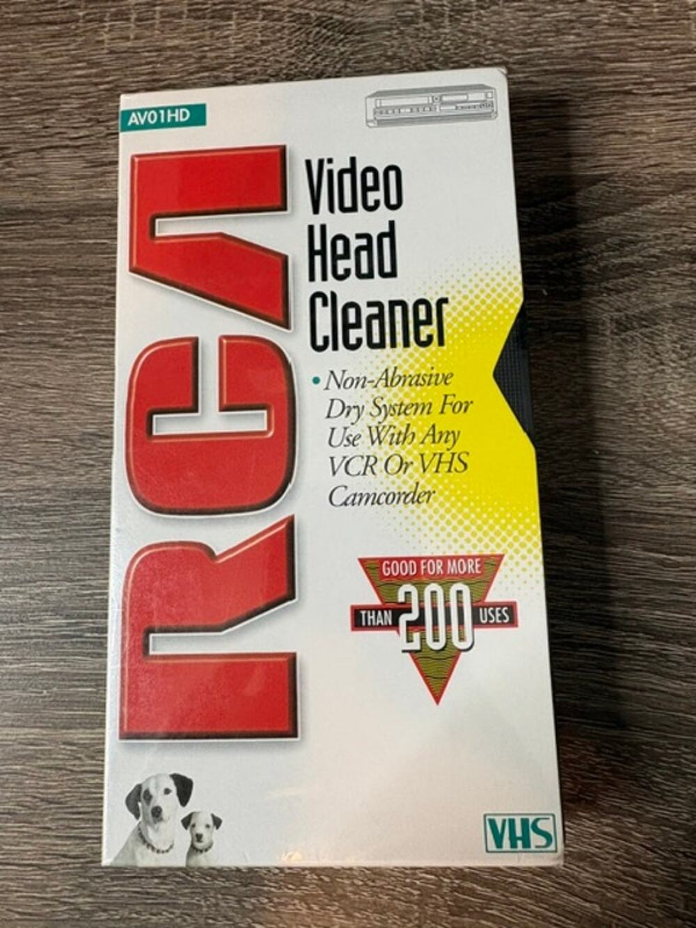 RCA Video Head Cleaner AV01HD for VCR/VHS Camcorder - Sealed - NEW!